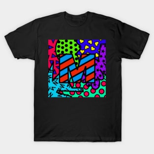 Alphabet Series - Letter M - Bright and Bold Initial Letters T-Shirt